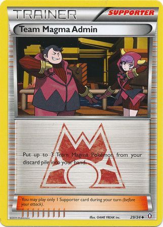 Team Magma Admin 29 34 Uncommon Double Crisis Rival Ambitions Team Aqua vs Team Magma Singles Team Magma Admin 29 34 Uncommon Double Crisis Rival Ambitions Team Aqua vs Team Magma Singles