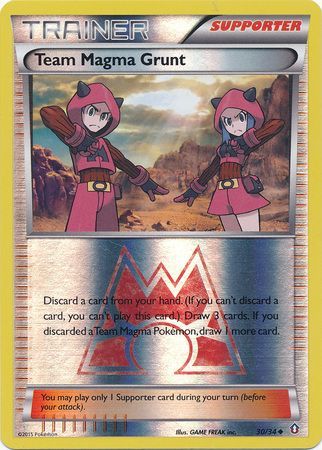 Team Magma Grunt 30 34 Uncommon Reverse Holo Team Magma Grunt 30 34 Uncommon Reverse Holo