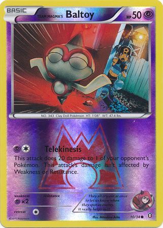 Team Magma s Baltoy 10 34 Common Reverse Holo Team Magma s Baltoy 10 34 Common Reverse Holo