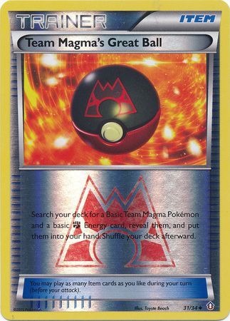 Team Magma s Great Ball 31 34 Uncommon Reverse Holo Team Magma s Great Ball 31 34 Uncommon Reverse Holo