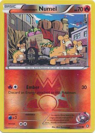 Team Magma s Numel 1 34 Common Reverse Holo Team Magma s Numel 1 34 Common Reverse Holo
