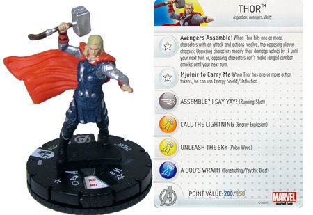 W// Card 15th 005 Thor NM Common What If Marval HeroClix