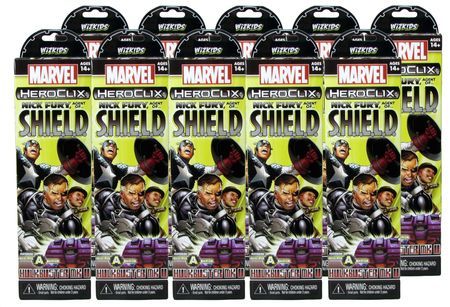Nick Fury Agent of Shield Brick of 10 Booster Packs Marvel Heroclix Nick Fury Agent of Shield Brick of 10 Booster Packs Marvel Heroclix