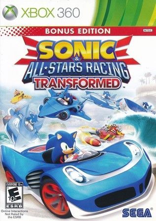 Sonic All Star Racing Transformed Xbox 360 Xbox 360 Sonic All Star Racing Transformed Xbox 360 Xbox 360
