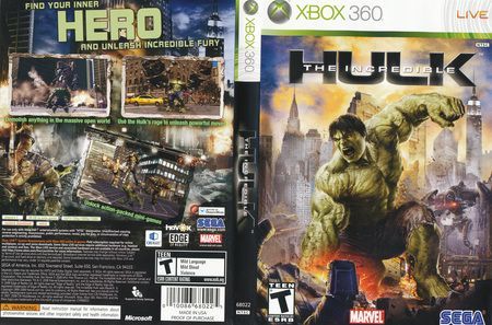 the incredible hulk game xbox 360