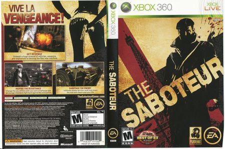 The Saboteur Xbox 360 LT 3.0 - Escorrega o Preço