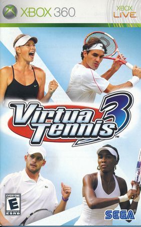 Virtua Tennis 3 Xbox 360 Xbox 360 Virtua Tennis 3 Xbox 360 Xbox 360