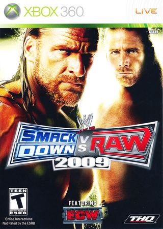 WWE SmackDown vs Raw 2009 Xbox 360 Xbox 360 WWE SmackDown vs Raw 2009 Xbox 360 Xbox 360