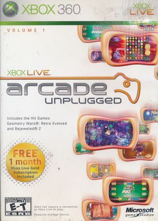 Xbox Live Arcade Unplugged Volume 1 Xbox 360 Xbox Live Arcade Unplugged Volume 1 Xbox 360