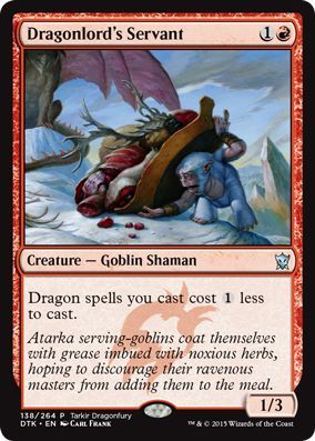 Dragonlord s Servant Dragonfury Promo Magic The Gathering Promo Cards Dragonlord s Servant Dragonfury Promo Magic The Gathering Promo Cards
