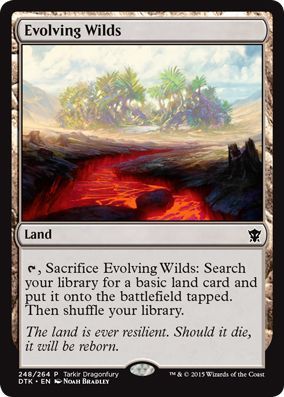 Evolving Wilds Dragonfury Promo Magic The Gathering Promo Cards Evolving Wilds Dragonfury Promo Magic The Gathering Promo Cards