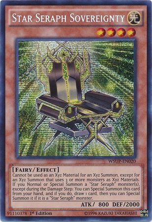 Star Seraph Sovereignty - WSUP-EN020 - Prismatic Secret Rare 1st Edition