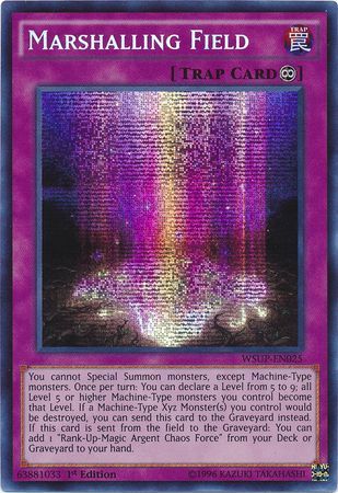 Marshalling Field WSUP EN025 Prismatic Secret Rare 1st Edition YuGiOh World Superstars 1st Edition Singles Marshalling Field WSUP EN025 Prismatic Secret Rare 1st Edition YuGiOh World Superstars 1st Edition Singles