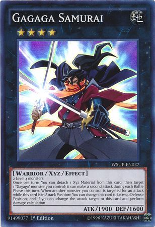 Gagaga Samurai WSUP EN027 Super Rare 1st Edition Gagaga Samurai WSUP EN027 Super Rare 1st Edition