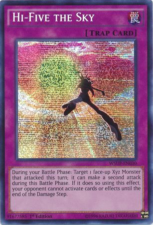 Hi Five the Sky WSUP EN030 Prismatic Secret Rare 1st Edition YuGiOh World Superstars 1st Edition Singles Hi Five the Sky WSUP EN030 Prismatic Secret Rare 1st Edition YuGiOh World Superstars 1st Edition Singles