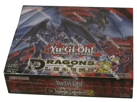 Dragons of Legend 2 24pk Booster Box Yu-Gi-Oh Sealed 1st edition Toon Kingdom 