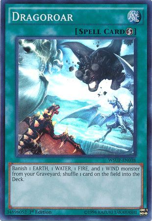 Dragoroar WSUP EN038 Super Rare 1st Edition Dragoroar WSUP EN038 Super Rare 1st Edition