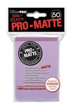 Ultra Pro Lilac Matte 50ct Standard Sized Sleeves UP84504 Sleeves Ultra Pro Lilac Matte 50ct Standard Sized Sleeves UP84504 Sleeves
