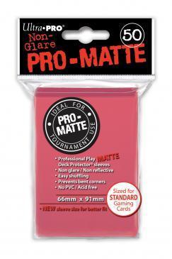 Ultra Pro Fuchsia Matte 50ct Standard Sized Sleeves UP84506 Sleeves Ultra Pro Fuchsia Matte 50ct Standard Sized Sleeves UP84506 Sleeves