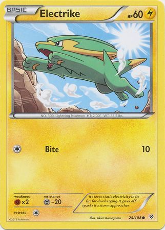 Electrike 24 108 Common XY Roaring Skies Singles Electrike 24 108 Common XY Roaring Skies Singles
