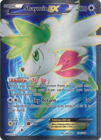 Shaymin Ex Full Art Super Raro - Céus Estrondosos(português)