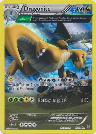 dragonite pokemon card dragon type