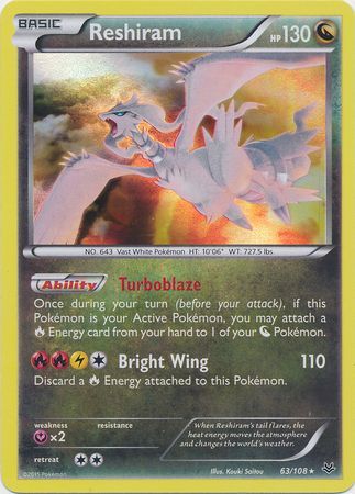 M Reshiram Ex Pokemon Card -  Israel