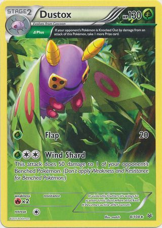 Dustox 8 108 Rare XY Roaring Skies Singles Dustox 8 108 Rare XY Roaring Skies Singles