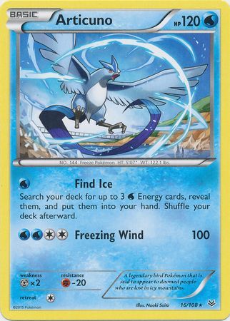 Articuno 17/108 Roaring Skies Rare Mint Pokemon Card