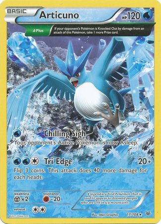 Articuno Rare Pokemon XY Roaring Skies Card # 17 XY06-017 4x 