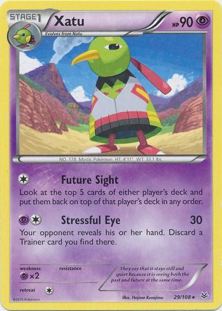 Xatu 29 108 Rare XY Roaring Skies Singles Xatu 29 108 Rare XY Roaring Skies Singles