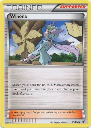 Winona 96 108 Uncommon XY Roaring Skies Singles Winona 96 108 Uncommon XY Roaring Skies Singles