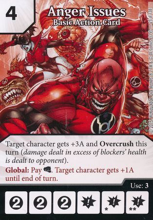 Anger Issues Basic Action Card 25 138 Common DC Dice Masters Justice League Singles Anger Issues Basic Action Card 25 138 Common DC Dice Masters Justice League Singles