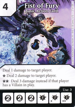 Fist of Fury Basic Action Card 27 138 Common DC Dice Masters Justice League Singles Fist of Fury Basic Action Card 27 138 Common DC Dice Masters Justice League Singles