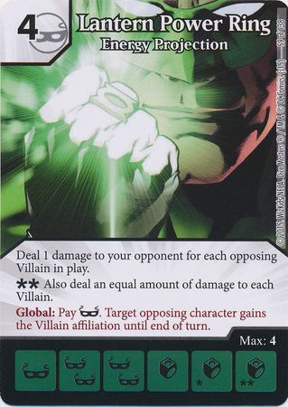 Lantern Power Ring Energy Projection 59 138 Common DC Dice Masters Justice League Singles Lantern Power Ring Energy Projection 59 138 Common DC Dice Masters Justice League Singles