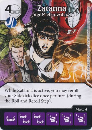 Zatanna Backwards Magic 73 138 Common DC Dice Masters Justice League Singles Zatanna Backwards Magic 73 138 Common DC Dice Masters Justice League Singles