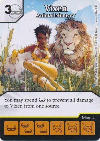 Vixen Animal Mimicry 134 138 Rare DC Dice Masters Justice League Singles Vixen Animal Mimicry 134 138 Rare DC Dice Masters Justice League Singles