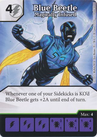 Blue Beetle Magically Infused 79 138 Uncommon DC Dice Masters Justice League Singles Blue Beetle Magically Infused 79 138 Uncommon DC Dice Masters Justice League Singles