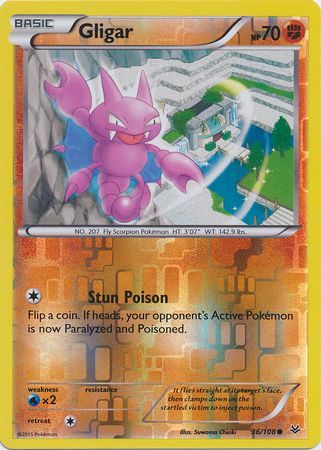 Gligar 36 108 Common Reverse Holo XY Roaring Skies Reverse Holo Singles Gligar 36 108 Common Reverse Holo XY Roaring Skies Reverse Holo Singles