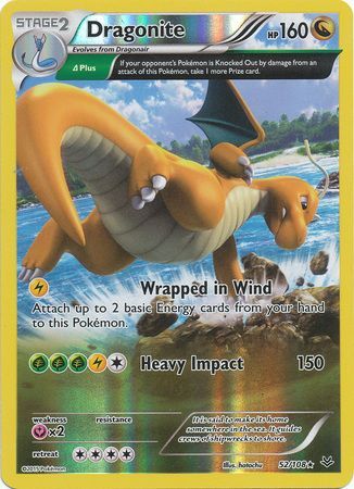 dragonite pokemon card dragon type