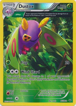 Dustox 8 108 Rare Reverse Holo Dustox 8 108 Rare Reverse Holo