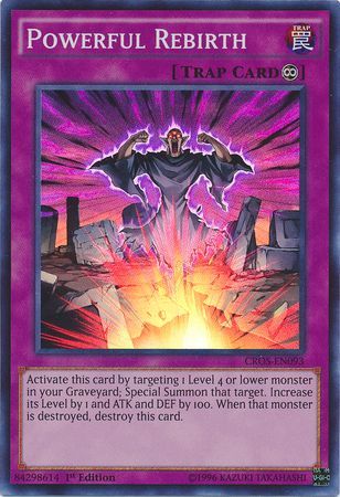 Powerful Rebirth CROS EN093 Super Rare 1st Edition Powerful Rebirth CROS EN093 Super Rare 1st Edition
