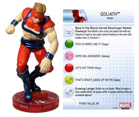 Goliath 066 Chase Rare Avengers Assemble Marvel Heroclix Marvel Avengers Assemble Singles Goliath 066 Chase Rare Avengers Assemble Marvel Heroclix Marvel Avengers Assemble Singles