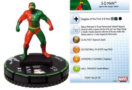 Common M/NM with Card Marvel Avengers Assemble HeroClix Aleph 003 