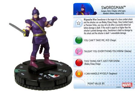 Swordsman 029 Avengers Assemble Marvel Heroclix Marvel Avengers Assemble Singles Swordsman 029 Avengers Assemble Marvel Heroclix Marvel Avengers Assemble Singles