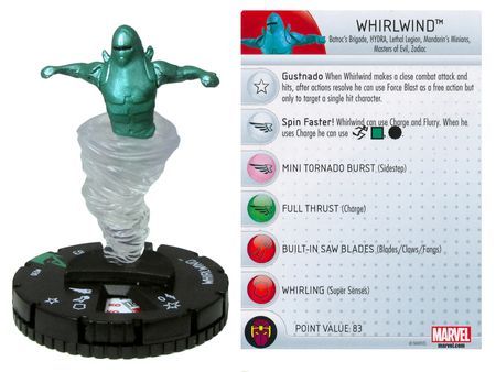 Whirlwind 030 Avengers Assemble Marvel Heroclix Marvel Avengers Assemble Singles Whirlwind 030 Avengers Assemble Marvel Heroclix Marvel Avengers Assemble Singles