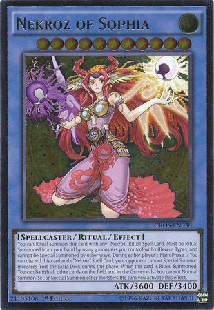 Ultimate Rare - Nekroz of Sophia - CROS-EN038 - 1st Edition