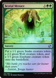 Bestial Menace 141 249 Foil Bestial Menace 141 249 Foil
