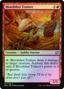 Bloodshot Trainee 107 249 Foil Modern Masters 2015 Foil Singles Bloodshot Trainee 107 249 Foil Modern Masters 2015 Foil Singles