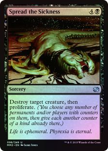 Spread the Sickness 098 249 Foil Modern Masters 2015 Foil Singles Spread the Sickness 098 249 Foil Modern Masters 2015 Foil Singles